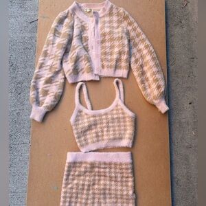 For Love and Lemons Houndstooth Set